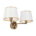 IBIS lampa kinkiet 2x40W E14 patyna