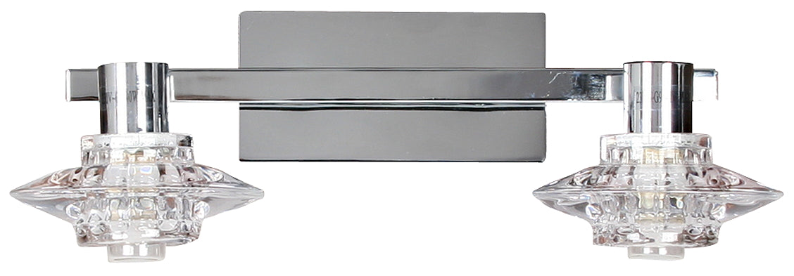 L&H RASTEK listwa 2x40W G9 chrom