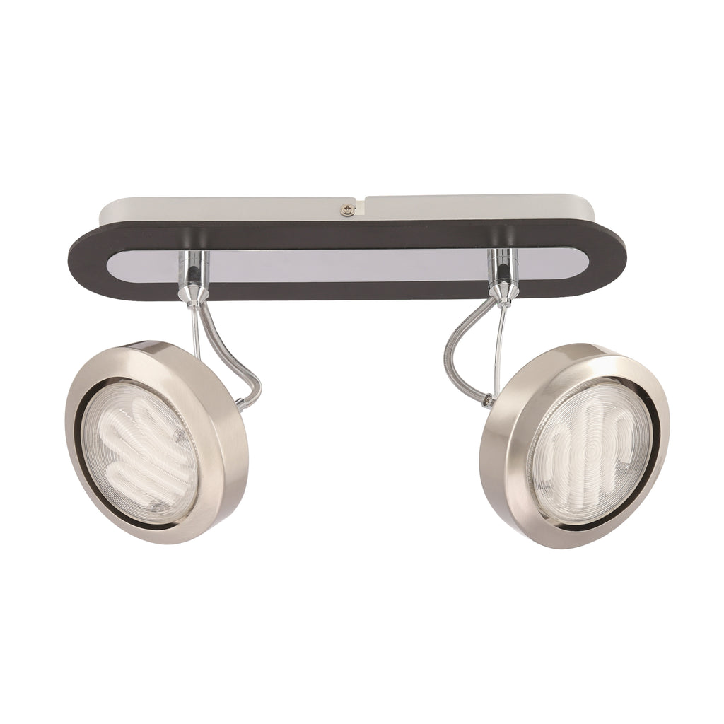 EARTH lampa sufitowa listwa 2x9W GX53 energo satyna/wenge