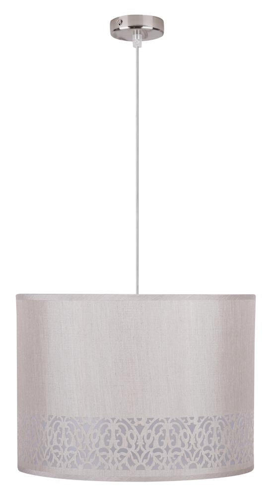 ARABESCA lampa wisząca 33x33x24 1x60W E27 kremowy (abażur 77-19441 z zawiesiem 85-10608)