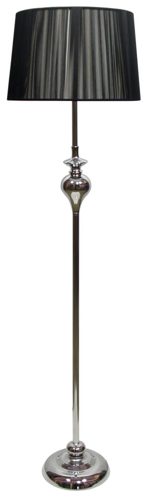 GILLENIA lampa podłogowa 1x60W E27 czarna