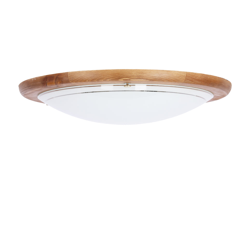 1030 lampa sufitowa plafon40 drewno standard 2x60W E27 dąb