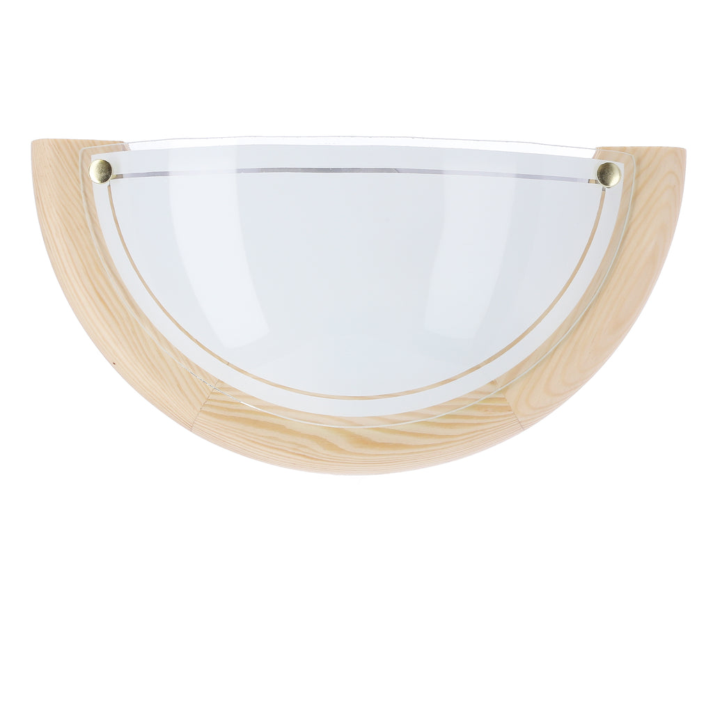 1030 lampa sufitowa plafon1/2 drewno standard 1x60W E27 sosna