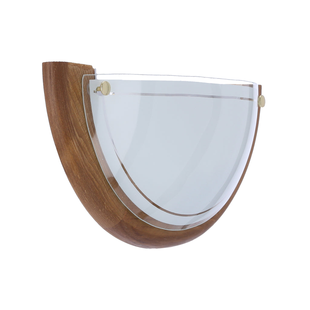 1030 lampa sufitowa plafon1/2 drewno standard 1x60W E27 dąb