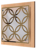 PLANTA plafon 24x24 1x60W E27 kółka chocolate