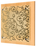 PLANTA plafon 24x24 1x60W E27 esy chocolate