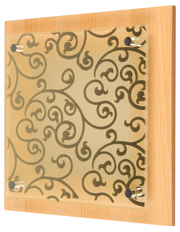 PLANTA plafon 24x24 1x60W E27 esy chocolate