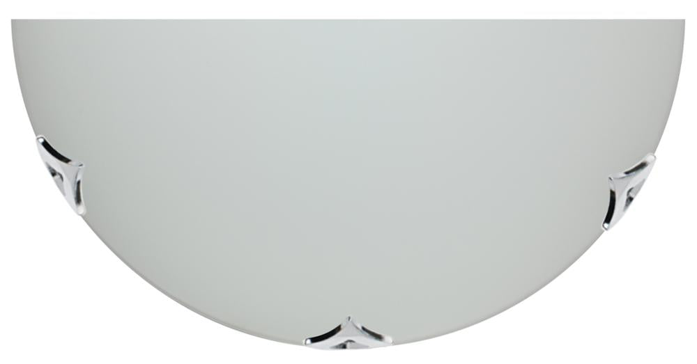SARA lampa sufitowa plafon1/2 300 chrom/satyna 1x60W