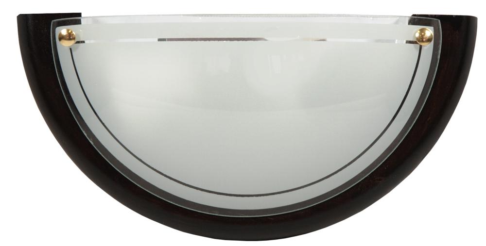 1030 lampa sufitowa plafon 1/2 drewno standard 1x60W E27 wenge