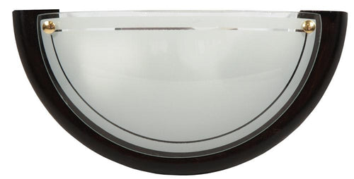 1030 lampa sufitowa plafon 1/2 drewno standard 1x60W E27 wenge