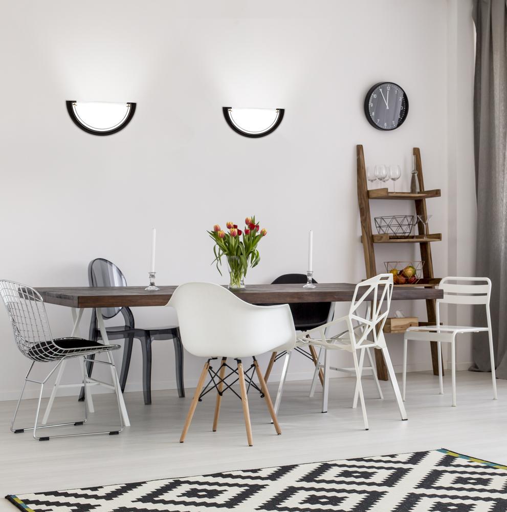 1030 lampa sufitowa plafon 1/2 drewno standard 1x60W E27 wenge
