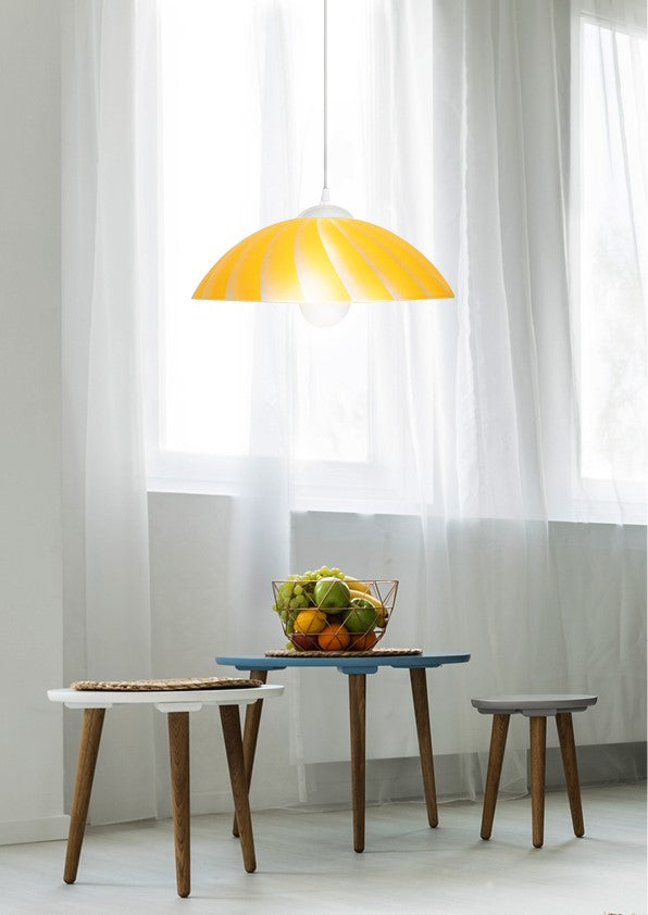 KAMILA lampa wisząca 1x60W E27 żółta