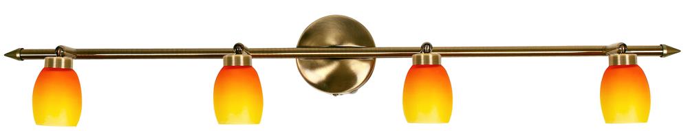 lampa olivia listwa 4x40W G9 patyna rainbow