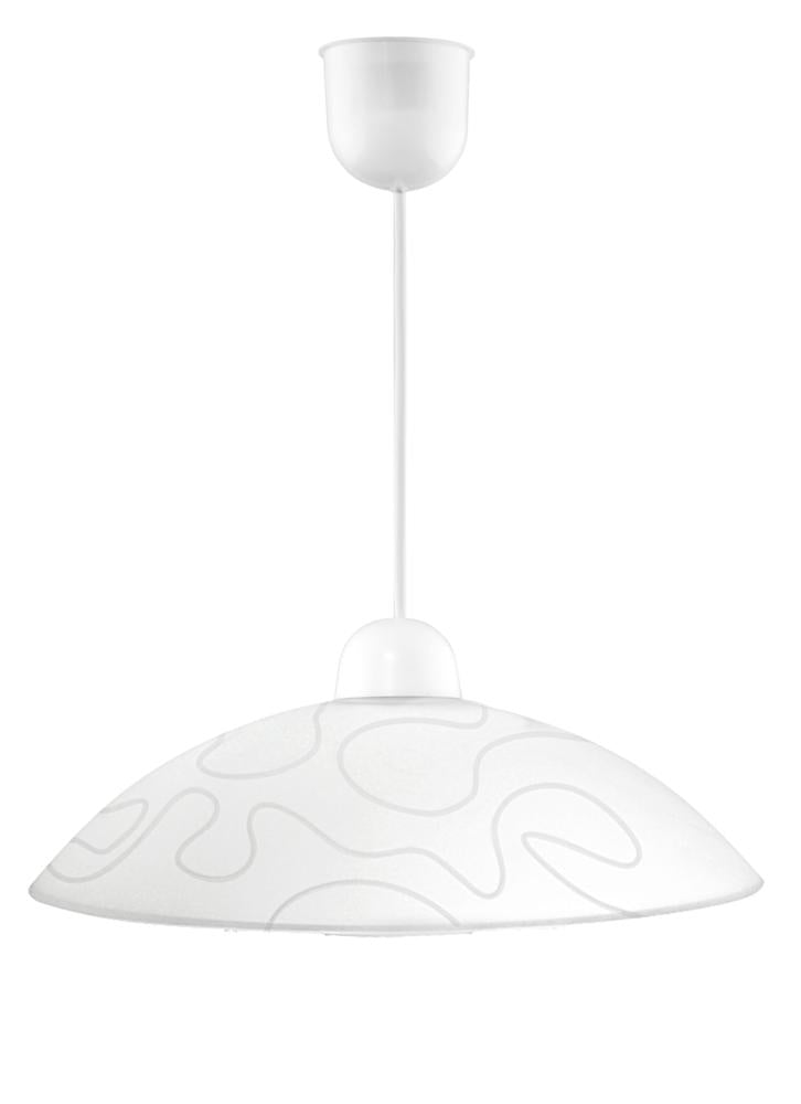 MALIBU 40 lampa wisząca 1x60W E27 biały