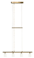 PARMA zwis 4*40W G9 złoto patyna