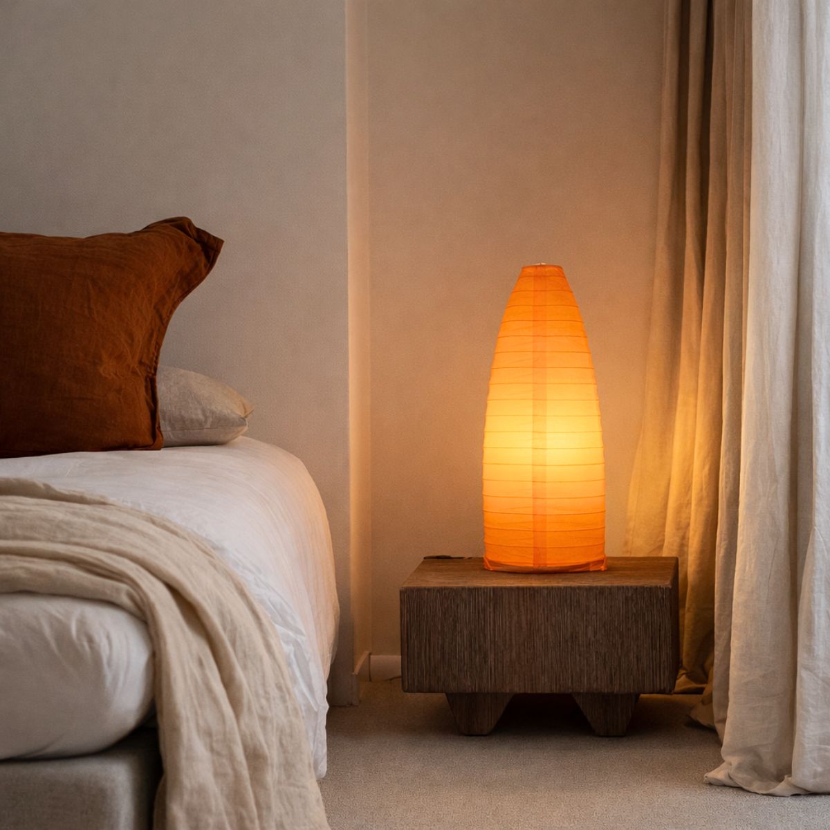 PAPIRUS lampa papierowa pomarańczowa 40W E14