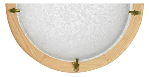 010 lampa sufitowa plafon1/2 30 ditrevi 1x60W biały drewno