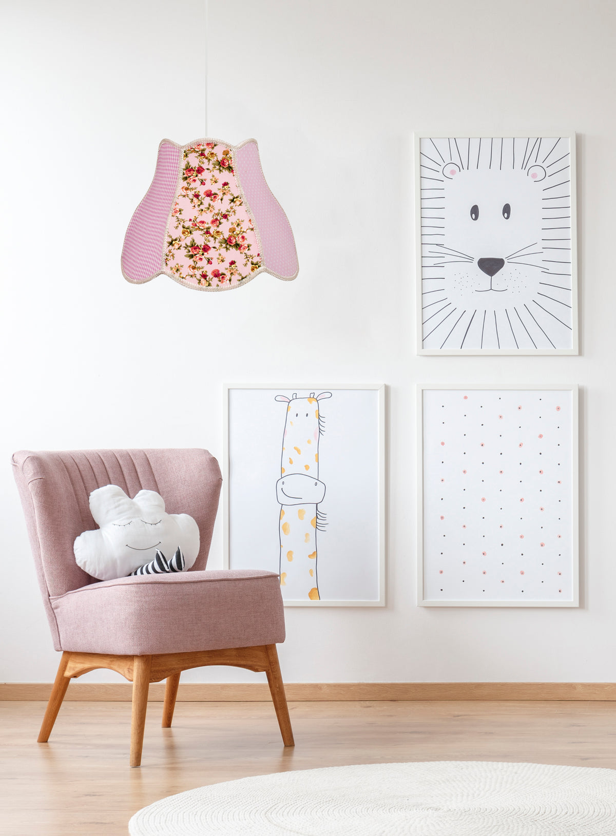 ZUZA lampa wisząca 35 1x60W E27 różowy