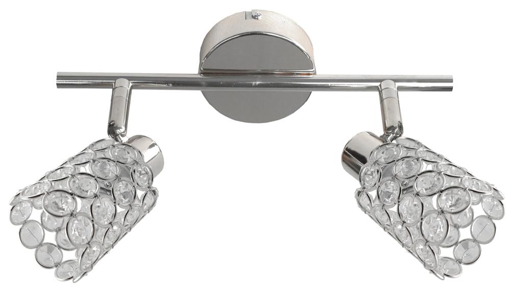 YORK lampa sufitowa listwa 2x40W G9 chrom