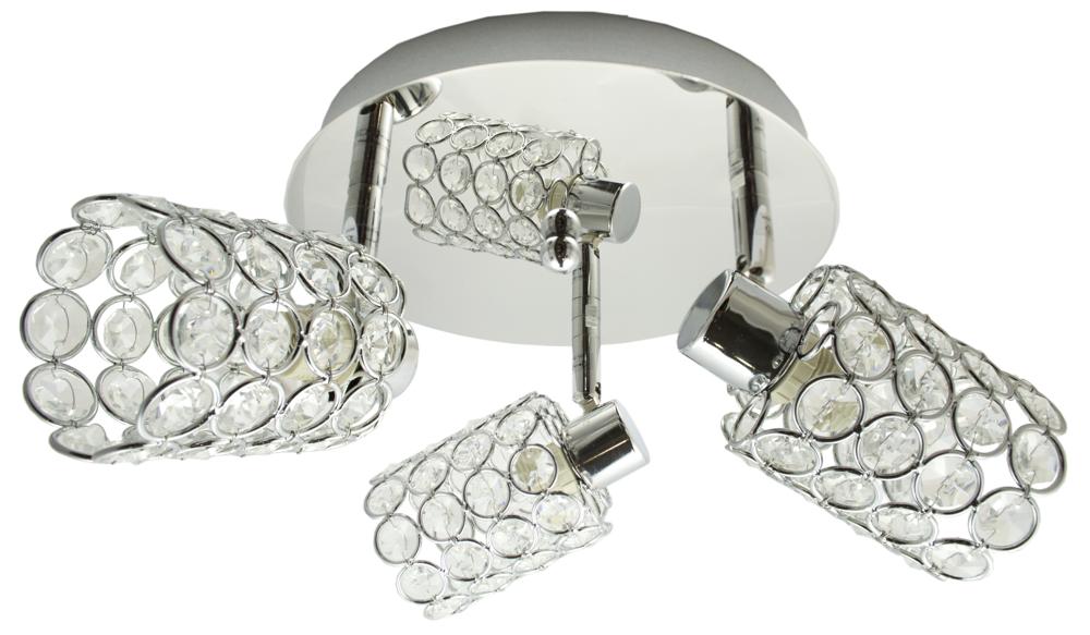 YORK lampa sufitowa plafon 3x40W G9 chrom