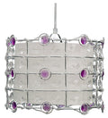 SENECA lampa wisząca 30 1x40W E27 fiolet + linka 85-10523