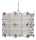 SENECA lampa wisząca 30 1x40W E27 amber + linka 85-10523
