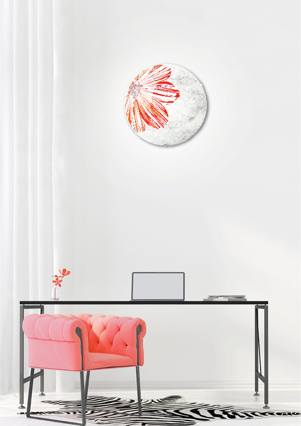 SPRING lampa sufitowa plafon 30 1x60W E27 czerwony