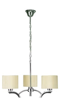 DRAGA lampa wisząca 3x60W E27 kremowy