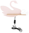 SWAN lampa kinkiet ścienny 5W LED 4000k iq kids z przewodem różowy+biały