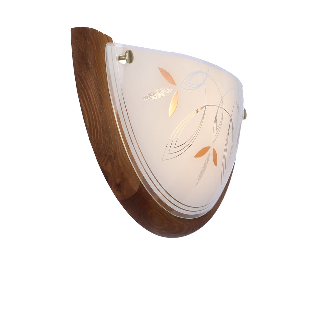 RUSTICA lampa sufitowa plafon 0,5 drewno standard 1x60 w E27 dąb