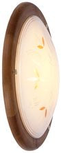 RUSTICA lampa sufitowa plafon 40 drewno standard 1x60 w E27 dąb