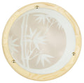 BAMBOO lampa sufitowa plafon 40 drewno standard 2x60 w E27 sosna