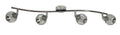 NOVEL lampa sufitowa listwa 4x40W G9 chrom