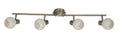 AVILA lampa sufitowa listwa 4x40W E14 satyna