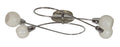 AVILA lampa sufitowa plafon 4x40W E14 satyna