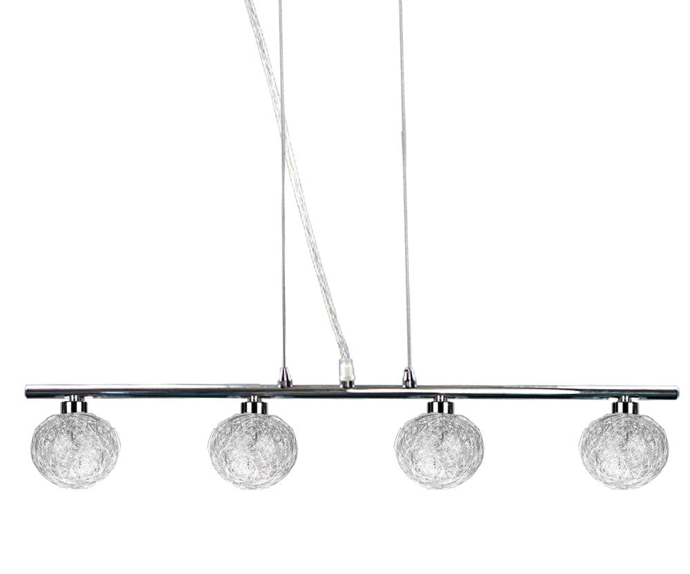 SPHERE lampa wisząca 4x40W G9 chrom