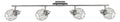 HORUS lampa sufitowa listwa 4x40W G9 chrom