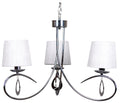 ARNIKA lampa wisząca 3x40W E14 chrom / biały