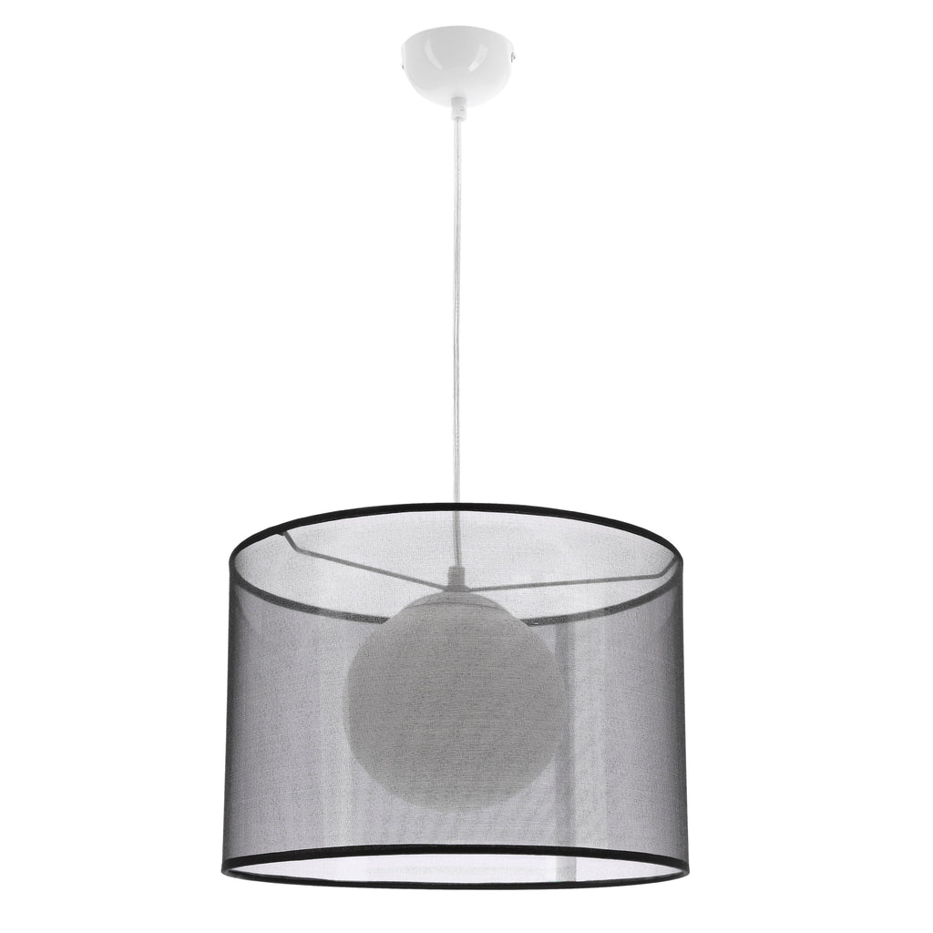 CHICAGO lampa wisząca 37 1x60W E27 czarny