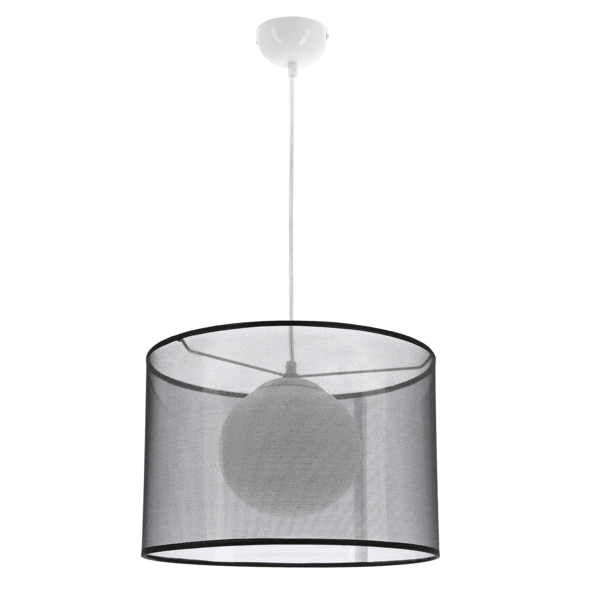 CHICAGO lampa wisząca 37 1x60W E27 czarny
