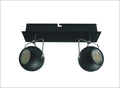 TONY lampa sufitowa listwa 2x3W LED GU10 czarny matowy