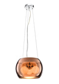GEMO lampa wisząca 30 3x40W G9 szklany złoty
