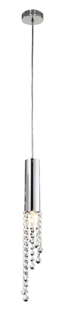 DUERO lampa wisząca 1x3W LED GU10 chrom