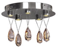 PRISMA lampa sufitowa plafon 5x3W LED chrom
