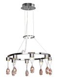 PRISMA lampa wisząca 8x3W LED chrom