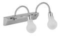 ACRYLIC LED lampa kinkiet 2x2W LED chrom biały