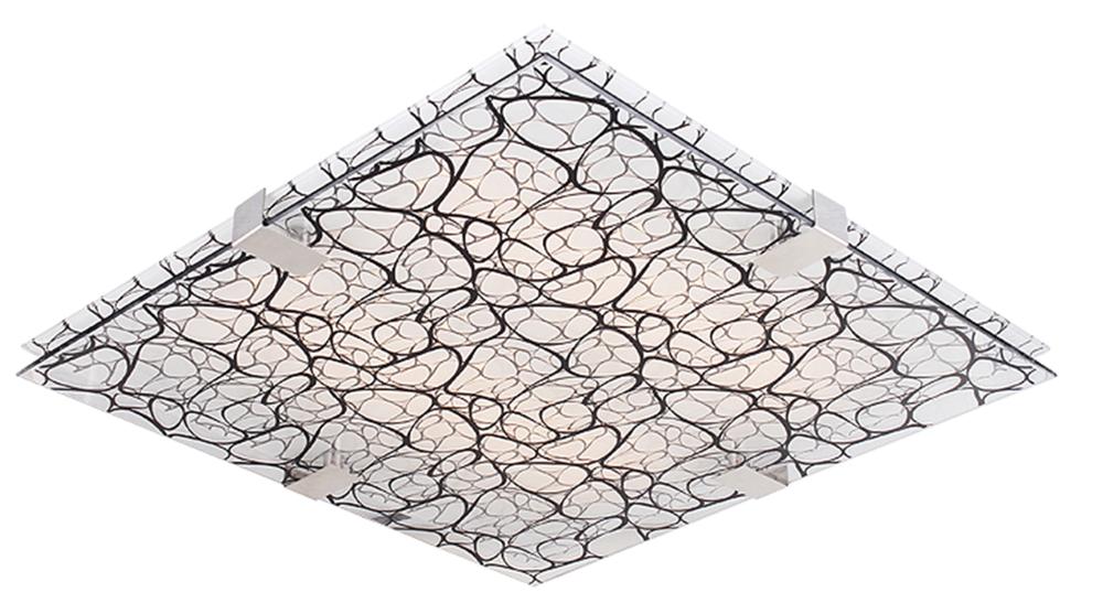 FIERA lampa sufitowa plafon 40x40 1x18W LED kwadrat