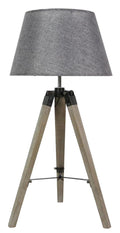 LUGANO lampa gabinetowa 1x60W E27 szary + abażur o tym samym indeksie