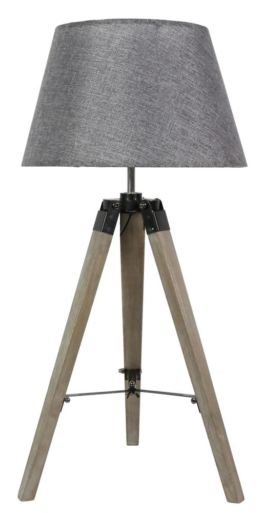 LUGANO lampa gabinetowa 1x60W E27 szary + abażur o tym samym indeksie