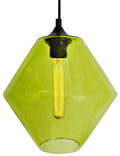 BREMEN lampa wisząca 20 1x60W E27 klosz zielony + żarówka